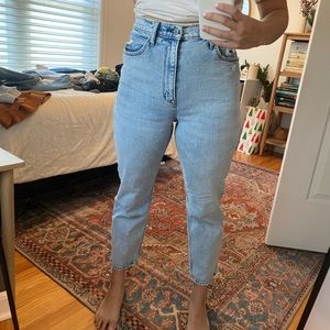 Abercrombie Ankle Straight Ultra High Rise - Curve Love